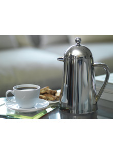 La Cafetière Havana Double Walled Cafetiere, 3-Cup, Stainless Steel