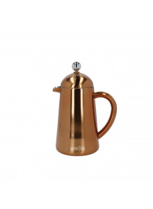 La Cafetière Havana Double-Walled Cafetiere, 3-Cup, Copper