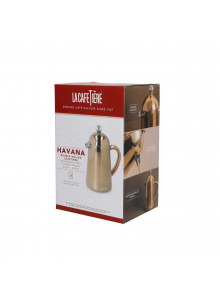 La Cafetière Havana Double-Walled Cafetiere, 3-Cup, Copper