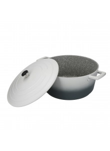 MasterClass Cast Aluminium 5 Litre Casserole Dish - Ombre Grey