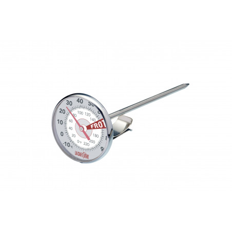 La Cafetière Stainless Steel Milk Frother Thermometer