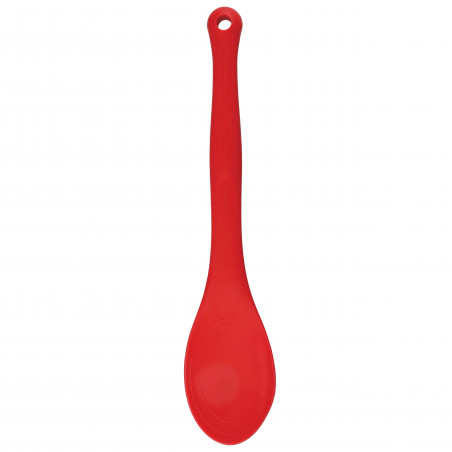 Colourworks Red Silicone Cooking Spoon with Measurement Markings