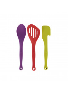 Colourworks Silicone 3-Piece Kitchen Utensils Set