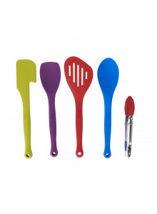 Colourworks Silicone 5-Piece Kitchen Utensils Set