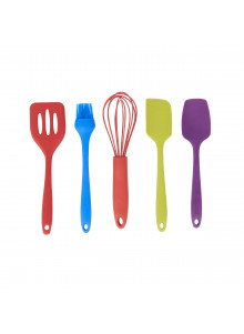 Colourworks Mini Silicone 5-Piece Utensils Set