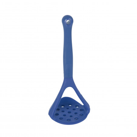 Colourworks Blue Potato Masher with Built-In Scoop