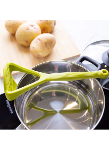 Colourworks Green Potato Masher with Built-In Scoop