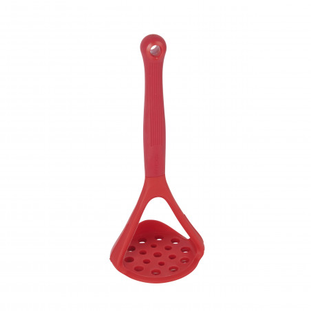 Colourworks Red Potato Masher with Built-In Scoop