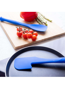 Colourworks Blue Silicone Spatula with Bowl Rest