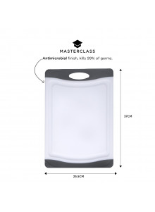 MasterClass Medium Anti-Microbial Non-Slip Chopping Board
