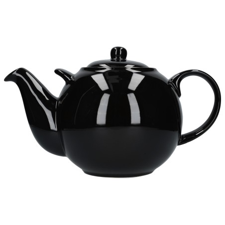 London Pottery Globe 10-Cup Teapot Gloss Black