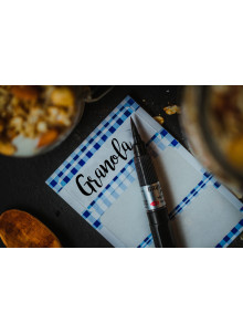 Home Made Jar Labels - Blue Gingham