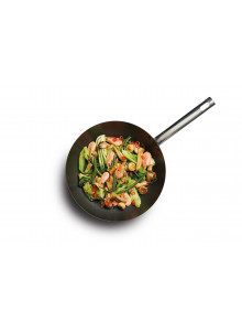 MasterClass Carbon Steel 30cm Wok