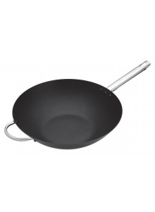 MasterClass Carbon Steel 35.5cm Wok