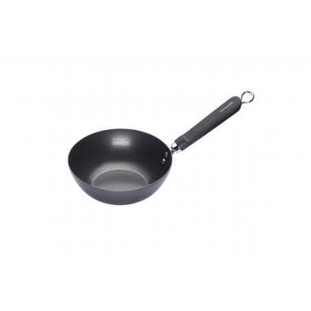 World of Flavours Oriental Carbon Steel 20cm Non-Stick Wok