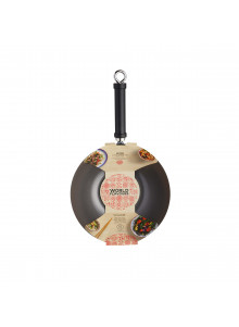 World of Flavours Oriental Carbon Steel 26.5cm Non-Stick Wok