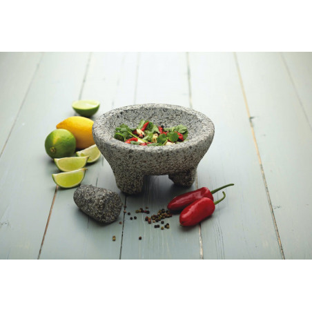 World of Flavours Granite Mortar and Pestle