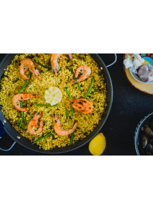 World of Flavours Mediterranean 46cm Paella Pan