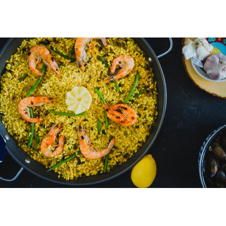 World of Flavours Mediterranean 46cm Paella Pan