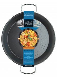 World of Flavours Mediterranean 32cm Paella Pan