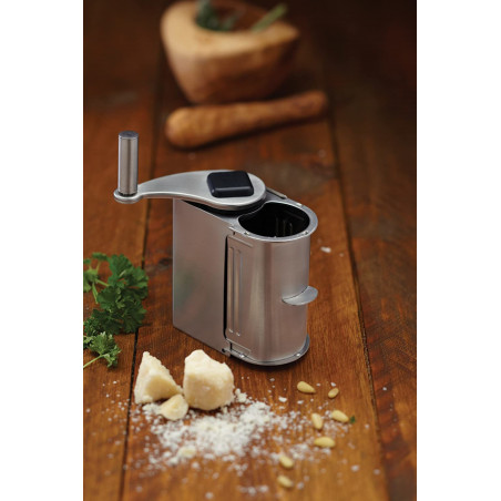 World of Flavours Italian Stainless Steel Parmesan Grater