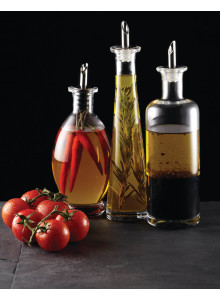 World of Flavours Italian Glass Bellied Oil Bottle