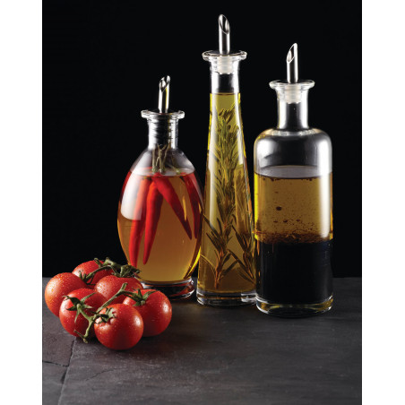 World of Flavours Italian Glass Bellied Oil Bottle