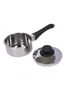 KitchenCraft Stainless Steel 16cm Extra Deep Saucepan