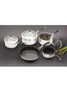 MasterClass 5 Piece Deluxe Stainless Steel Cookware Set