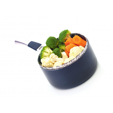 KitchenCraft Stainless Steel 23cm Collapsible Steaming Basket