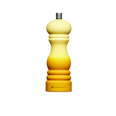 MasterClass Salt or Pepper Mill (17cm) - Mustard Yellow Ombré