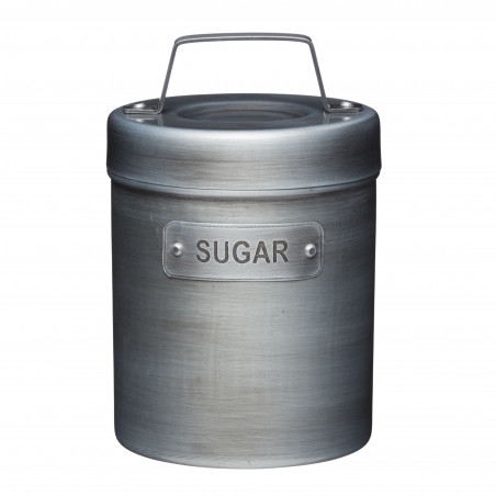 Industrial Kitchen Vintage-Style Metal Sugar Container