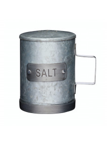 Industrial Kitchen Galvanised Metal Salt Shaker
