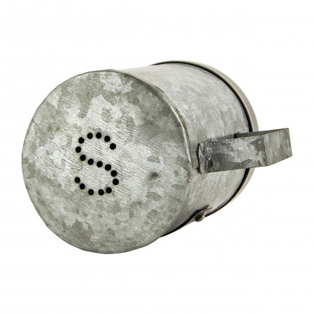 Industrial Kitchen Galvanised Metal Salt Shaker