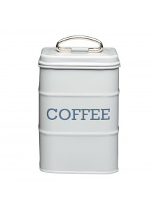 Living Nostalgia French Grey Coffee Tin