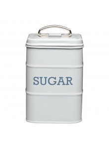 Living Nostalgia Metal Sugar Canister - French Grey