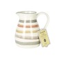 Classic Collection Striped Ceramic Milk Jug