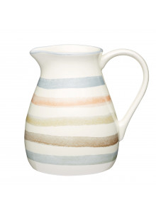 Classic Collection Striped Ceramic Milk Jug