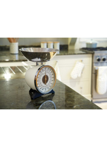 Classic Collection Mechanical Kitchen Scale - Cream