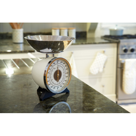 Classic Collection Mechanical Kitchen Scale - Cream