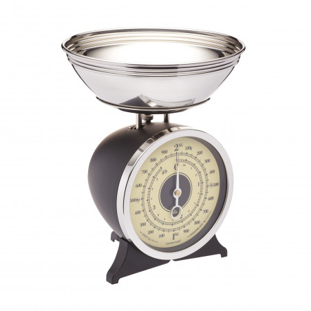Classic Collection Mechanical Kitchen Scale - Black