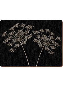 Creative Tops Silhouette Pack Of 4 Large Premium Placemats