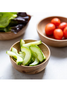 Artesà Set of Three Acacia Wood Serving Bowls