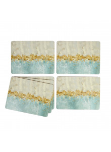 Creative Tops Golden Reflections Pack Of 6 Premium Placemats