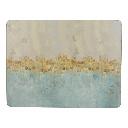 Creative Tops Golden Reflections Pack Of 6 Premium Placemats