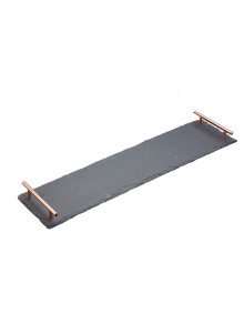 Artesà Hand Finished Serving Platter with Copper Handles