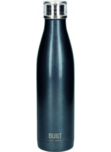 Built 740ml Double Walled Stainless Steel Water Bottle Charcoal