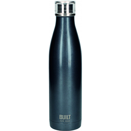 Built 740ml Double Walled Stainless Steel Water Bottle Charcoal