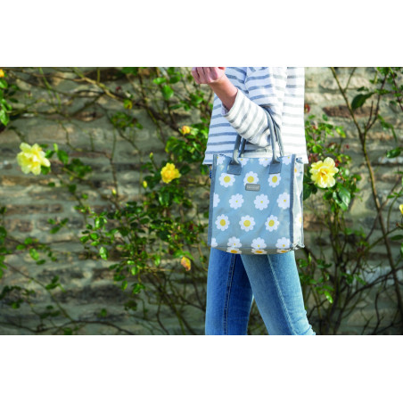 KitchenCraft 4 Litre Retro Flower Dot Lunch / Snack Cool Bag