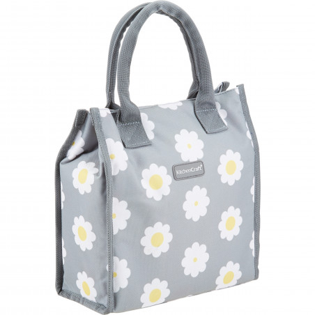 KitchenCraft 4 Litre Retro Flower Dot Lunch / Snack Cool Bag